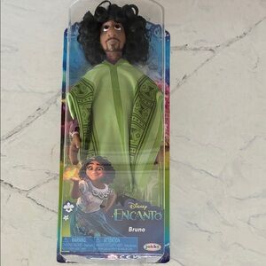 Disney Encanto Bruno Doll in Green Poncho-11”